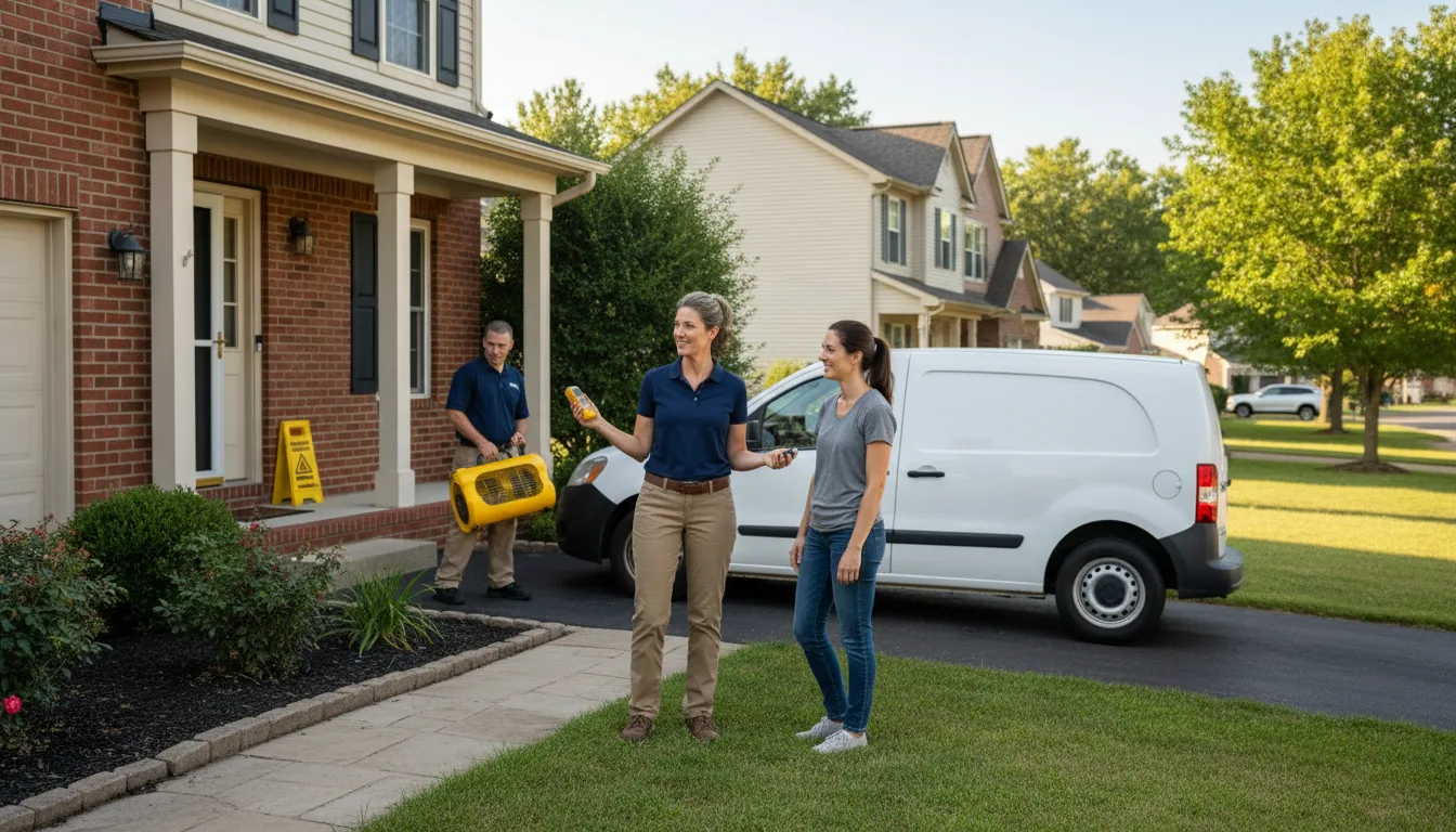 Water restoration image for Water Damage & Restoration Services in Alamo, ND